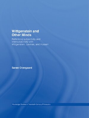 cover image of Wittgenstein and Other Minds